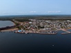 Vue aérienne Havre Saint-Pierre 
