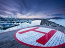 Héliport à la marina de Sept-Iles