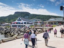 Percé village: view from the wharf