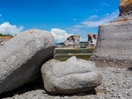 Décor insolite de pierres calcaires