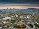 Panoramic view from the Montreal Tower - Olympic Park