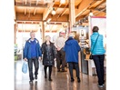 Magasinage au Pavillon d'accueil