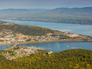 Aerial view of Gaspé Bay