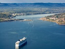 Norwegian Dawn in Gaspé Bay