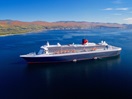 The Majestic Queen Mary 2 in Gaspé bay