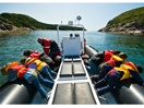 Excursion en pneumatique à l'île Grande Basque