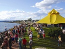Gathering, Vieux-Quai park (Old Dock)