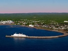 Vue aérienne du port de Chandler 