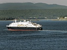 Bateau de croisière au large de Gaspé 
