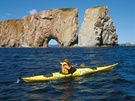 Sea kayaking, Percé Rock National Park 