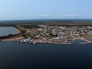 Vue aérienne d'Havre-Saint-Pierre