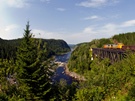 Train sur la rivière Moisie 