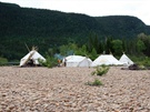 Traditional Innu camp 