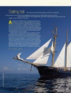 Sailing tall : The romance of tall ship sailing on the St. Lawrence