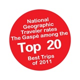 Gasp&eacute;sie Top 50 National Geographic