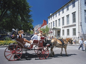 Caléche dans le Vieux-Québec 